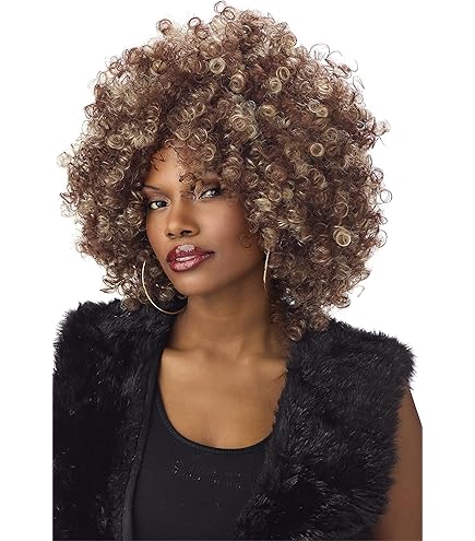 Amazon.co.jp: 14インチオムバーブロンドアフロショートウィッグ